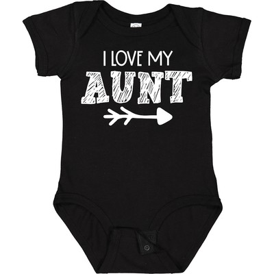 Inktastic I Love My Aunt With Arrow Baby Bodysuit Family Auntie New Kids Jc