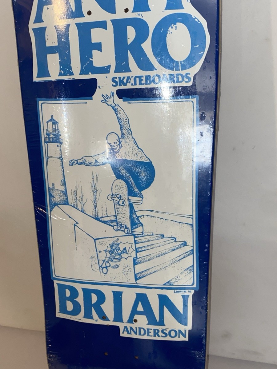 スケートボード ANTIHERO - Brian Anderson 1st Deck Brian Anderson Anti Hero Skateboard Deck 8.5 Rare Todd