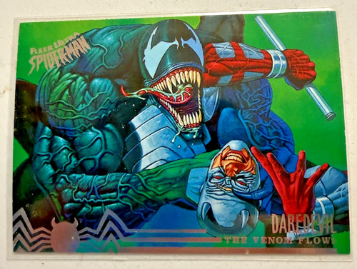 Venom vs. Daredevil #100 Marvel 1995 Ultra Spider-Man Premier card