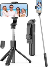 Portable Selfie Stick, 4 in 1 Extendable Phone Tripod Stand with Detachable...