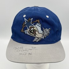 Dallas Cowboys Hat Taz Tasmanian Devil Looney Tunes Signed By Mel Renfro