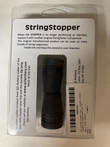 Q2i Bogenschießen Saitenstopper StringTamer Ersatz Gummistopper 2er Pack - Bild 2 von 2