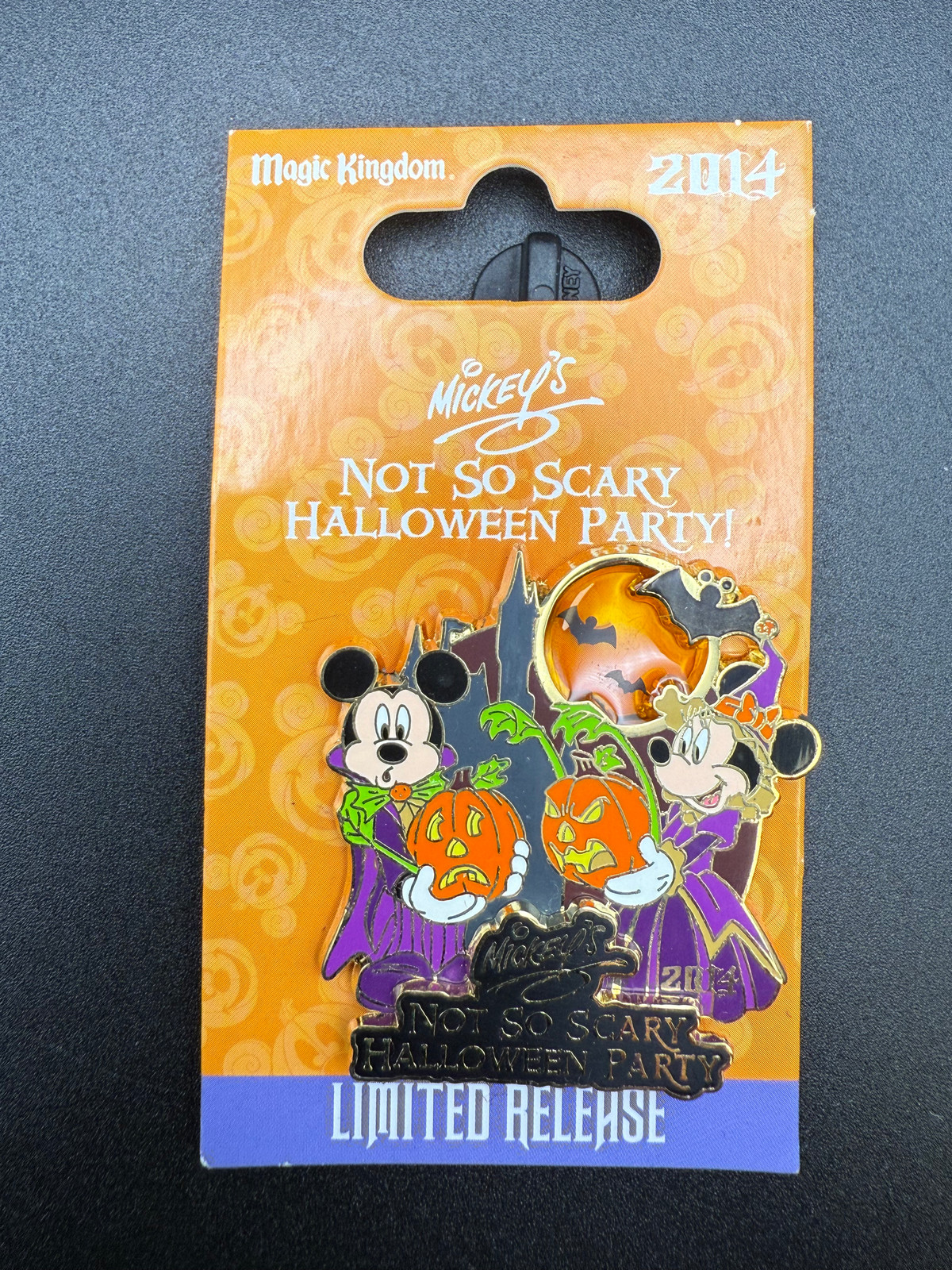 2014 Mickey’s Not So scary Halloween Party MNSSHP Mickey & Minnie Pin