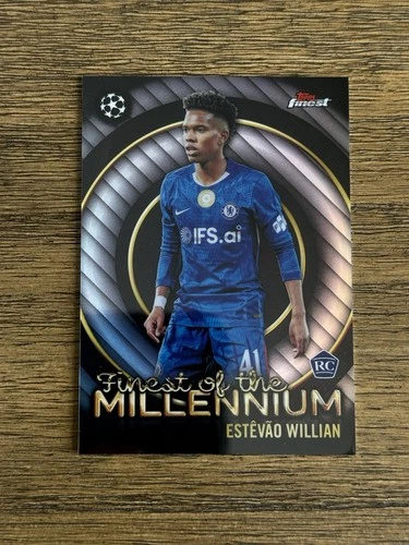 2025-26 Topps Finest UEFA Estevao Willian RC Finest of the Millennium Insert