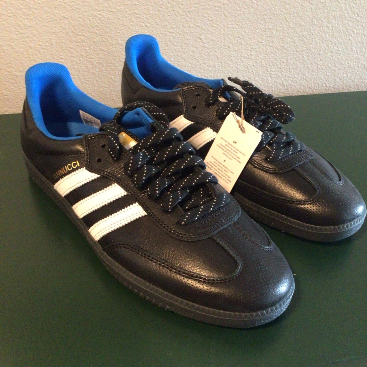 adidas Gino Iannucci x Samba ADV RYR Black Blue Bird for Sale