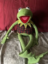 Vtg. Eden Toys, Inc. Jim Henson Kermit the Frog stuffed Toy Doll - Green 12" H