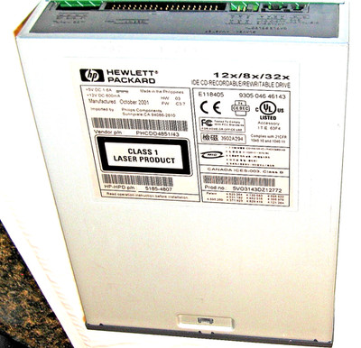 HP E118405 5.25 IDE CD-WRITER PLUS CD ROM DRIVE