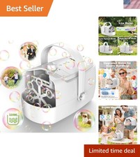 Automatic Bubble Blower - 18000 Bubbles/Min for Kids Safe Durable Design