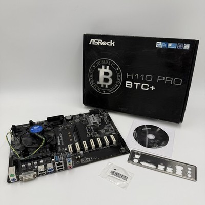 ASRock H110 Pro BTC+ LGA 1151, Chip Included Intel Pentium G4400, SR2DC 3.30GHZ 
