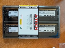 A-Tech 32GB 2X 16GB DDR4 2666 MHz Pc4-21300 2Rx8 1.2v Non-ECC DIMM