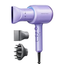 Wavytalk Blow Dryer with Diffuser Blown Away Ionic Hair Dryer for Curly Hair ...