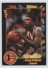 1992 Wild Card Collegiate Greg Anthony #16 li3