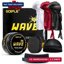 Goiple Wave Pomade for Men Strong Hold Easy Wash 360 Wave Training Hair Cream, W