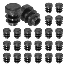 30 Pack round Plastic Plug, OD 1/2" Furniture Tube Inserts Pipe