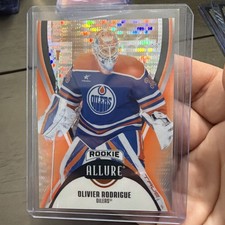 2025-26 Upper Deck Allure - Rookies Olivier Rodrigue #124 Orange Slice (RC)