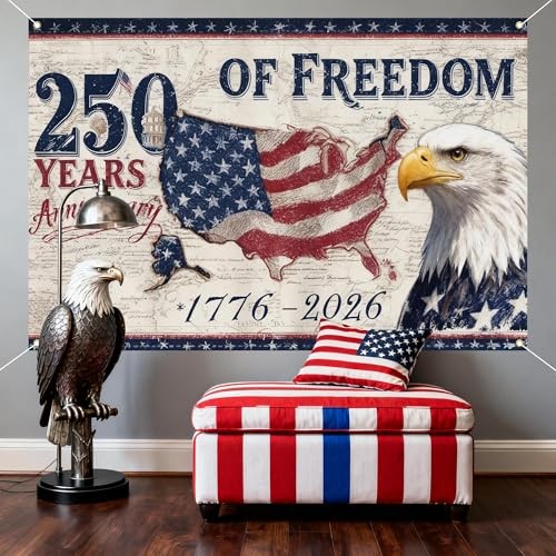 Sfondo americano 250 anni di libertà 1776-2026 americano 250 anniversario - Foto 7 di 8