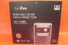 Proyector de video portátil AI Pro 3D HD Pro 13000