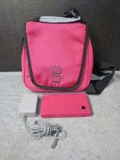 Dark Pink Nintendo DSi Bundle-Carrying Case, Charger, Stylus & 12 Games