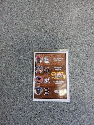 Albert Pujols Derek Jeter Prince Fielder David Ortiz 2008 Upper Deck Baseball...