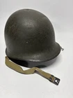New ListingVintage WWII Metal Model M1 Helmet WW2 US Military Issue Army OD Green Authentic