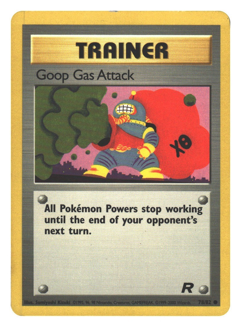 Pokemon Goop Gas Attack 78/82 Team Rocket Unlimited LP EN