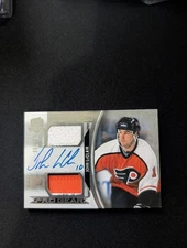 2022-23 Upper Deck The Cup Auto Pro Gear Booklets /12 John LeClair #APG-JL Auto