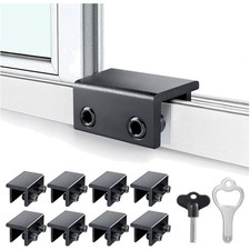 Child Safety 8 Pack Adjustable Window Locks - Essential for Home Protection