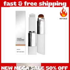 2-in-1 Color Changing Foundation Stick Lightweight Moisturizing Makeup for All S