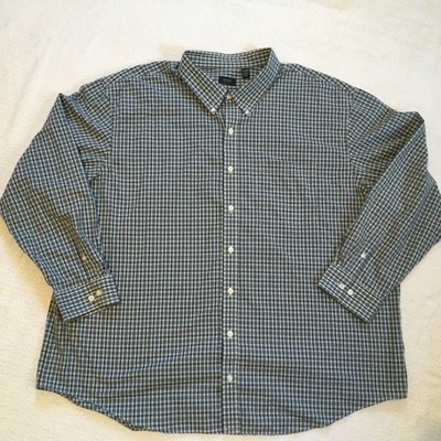 Arrow Men's 3XL Plaid Long Sleeve Button Down Shirt Casual Business