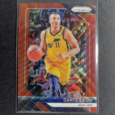 2018-19 Panini Prizm Ruby Wave Prizm #163 Dante Exum Utah Jazz