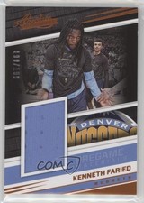 2017-18 Panini Absolute Pre-Game Materials 199/199 Kenneth Faried #PG-KFD 2sm