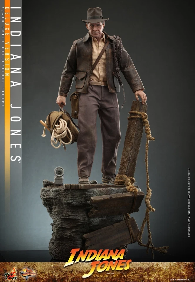 Nueva figura de acción de lujo Hot Toys MMS717 1/6 Indiana Jones the Dial of Destiny Foto 4 de 4
