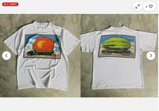 1992 The Allman Brothers - EAT A PEACH FOR PEACE White Reprint Shirt.
