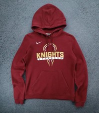 Nike Knights Lacrosse Mens Red Pullover Hoodie Sweatshirt Medium