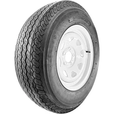 RubberMaster S258 ST 215/75D14 G78-14 C 6 Ply 5 on 4.5 Eight Spoke Assembly