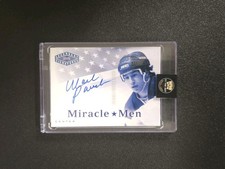 MARK PAVELICH 2004 MIRACLE MEN ON ICE UD LEGENDARY AUTO