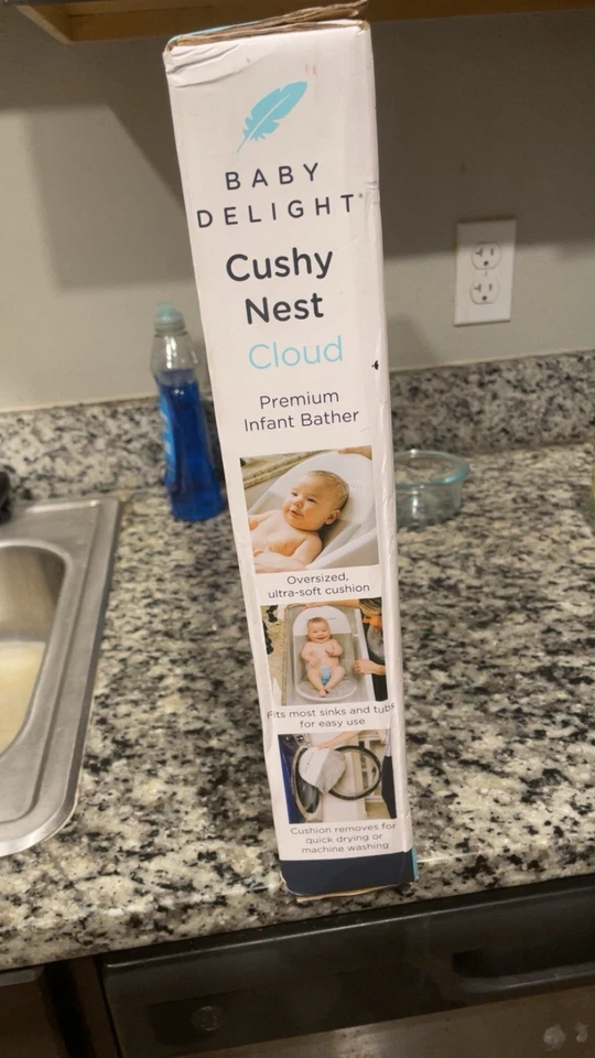 Eslinga de baño plegable de lujo para bebé bañista de verano con reclinación de 3 posiciones nueva con etiquetas Foto 4 de 4