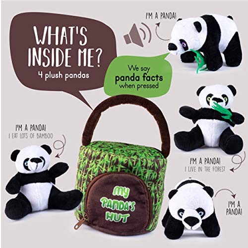 My Panda’s Hut Plush Toy Set | Includes 4 Talking Soft Plush My Panda's Hut - Picture 5 of 7