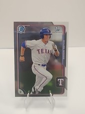 2015 Bowman Chrome Draft Refractors #15 Dylan Moore  TEXAS RANGERS