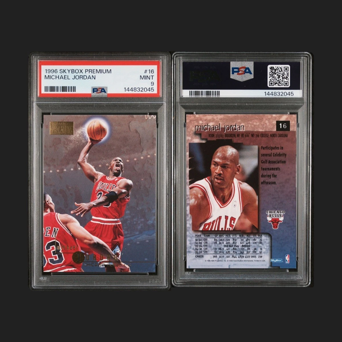 Michael Jordan 9 Graded Basketball Sports Trading Cards
