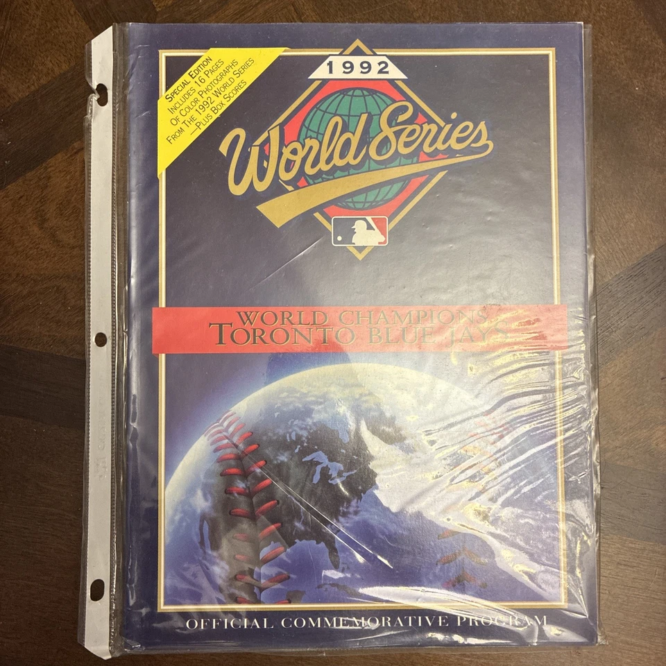 1992 World Series Official ⚾️ Special Edition Toronto Blue Jays Champions Sealed - Image 2 of 4