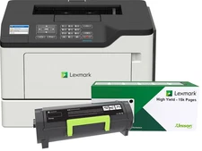 Lexmark MS521dn Laser Printer - Monochrome - 46 ppm Mono - With 15k Page Toner