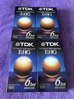 VHS Tapes TDK Sealed lot of (4) — photo 2