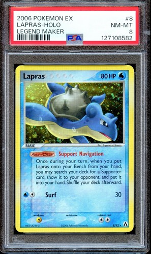 Lapras graded PSA 8 for sale on eBay
