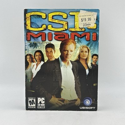 CSI: Miami - Crime-Solving Adventure (PC CD-ROM, 3-Disc Set)