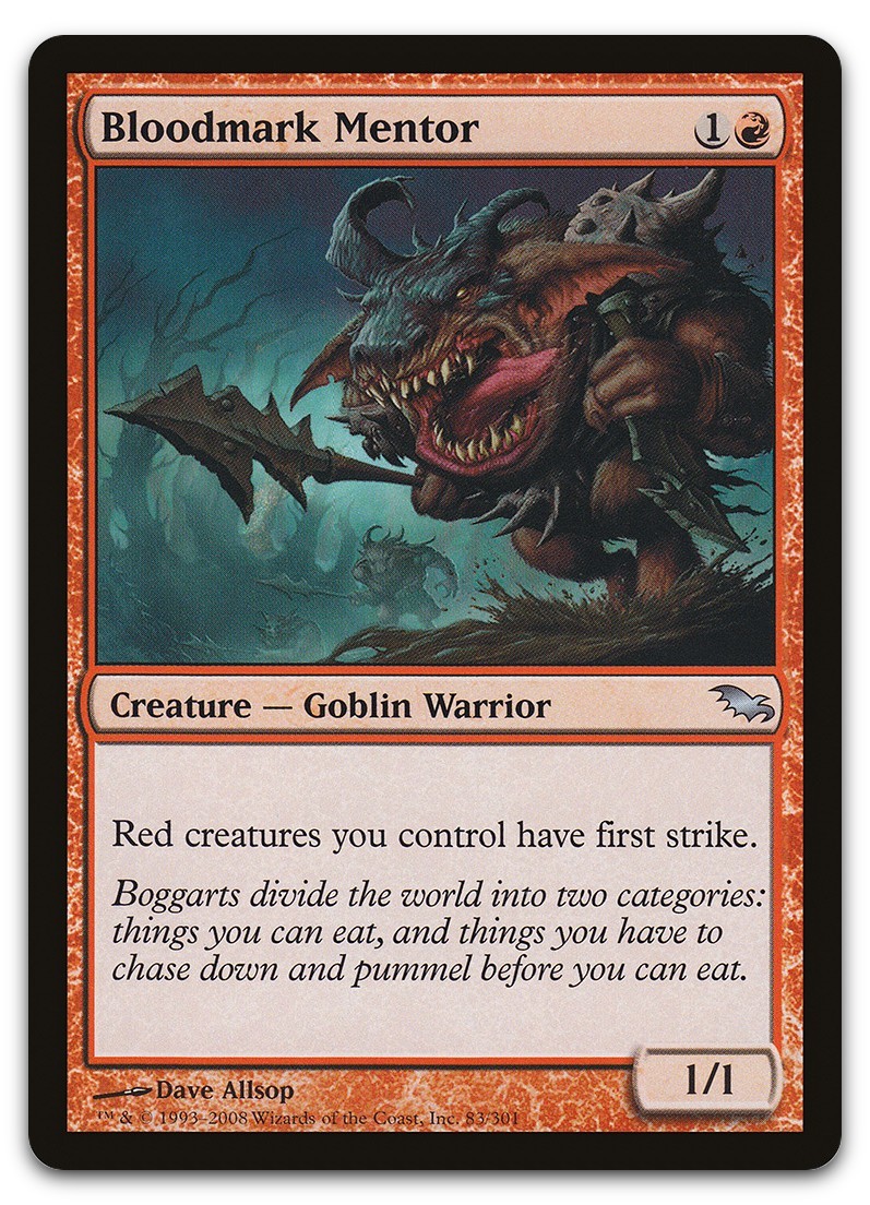 Bloodmark Mentor #83 (LP) Shadowmoor SHM Magic MTG
