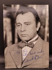 RICHARD BURTON Signed Photo Vintage 1960s Inscribed Autograph COA Provenance