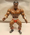 Vintage 1981 Mattel MOTU Clamp Champ He-Man Malaysia Original Action Figure