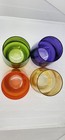 Set Of 4 Vintage Lenox Tuscany Harvest Stemless Wine Glass 4.5" Signed Etched  — photo 3