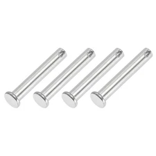 4 Pcs Single Hole Clevis Pins 8 x 50 mm , Silver